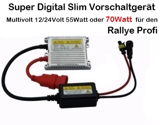 Super Digitales Vorschaltgerät 12-24 Volt Leistung: 35/55W und 80Watt für den Rallye Profi