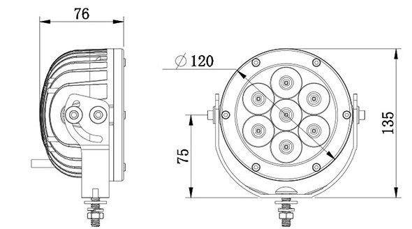 SAE LED 35W mit ECE Zulassung