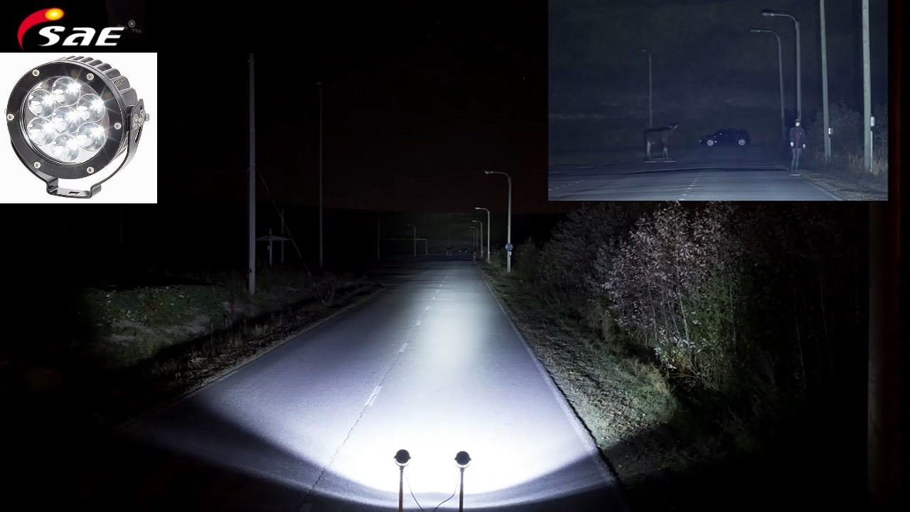 SAE LED 35W mit ECE Zulassung 1 lx in 189m