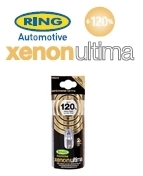 Xenon Ultima H7 - Auto Glühlampe von Ring Automotive RW1277
Bis zu 120% mehr Licht auf der Straße.