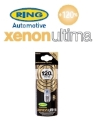 Xenon Ultima H7 - Auto Glhlampe von Ring Automotive RW1277
Bis zu 120% mehr Licht auf der Strae.